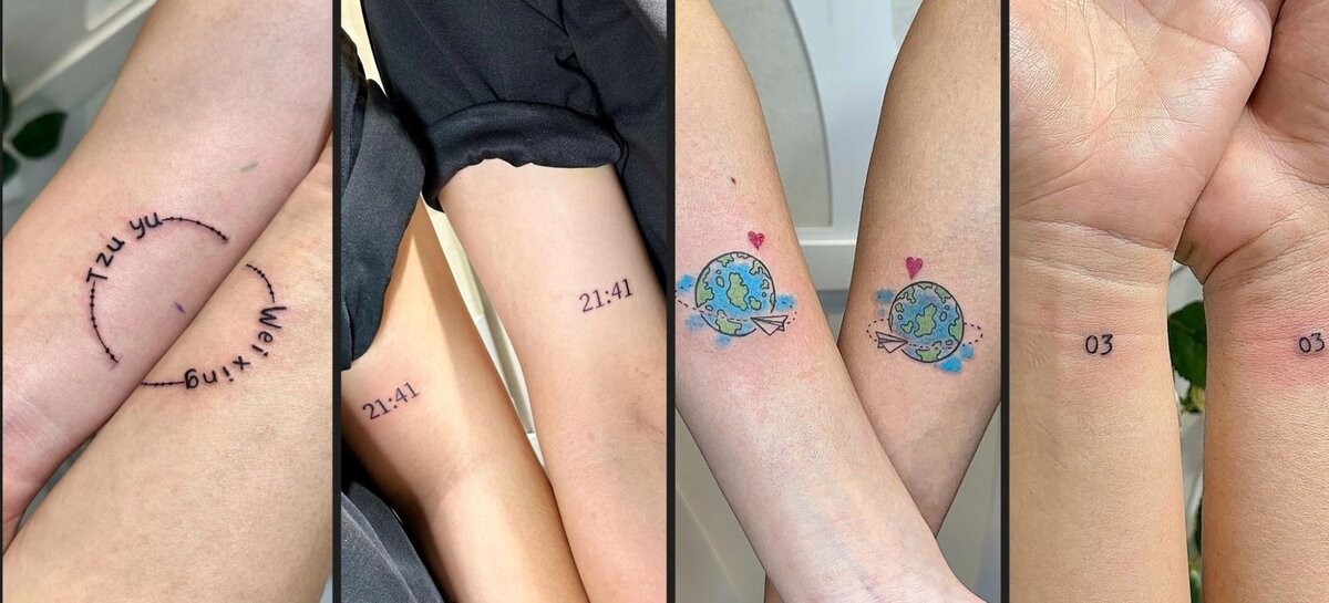 台中情侶刺青推薦-名字座標與紀念時間文字設計-JS Tattoo專業刺青店