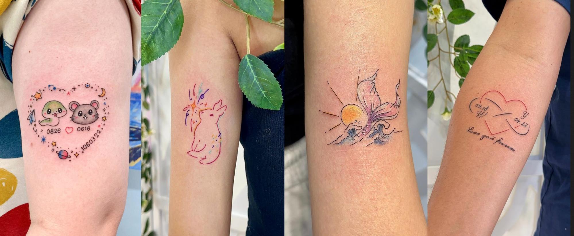 台中韓式刺青JS Tattoo｜韓式小圖刺青風格作品集
